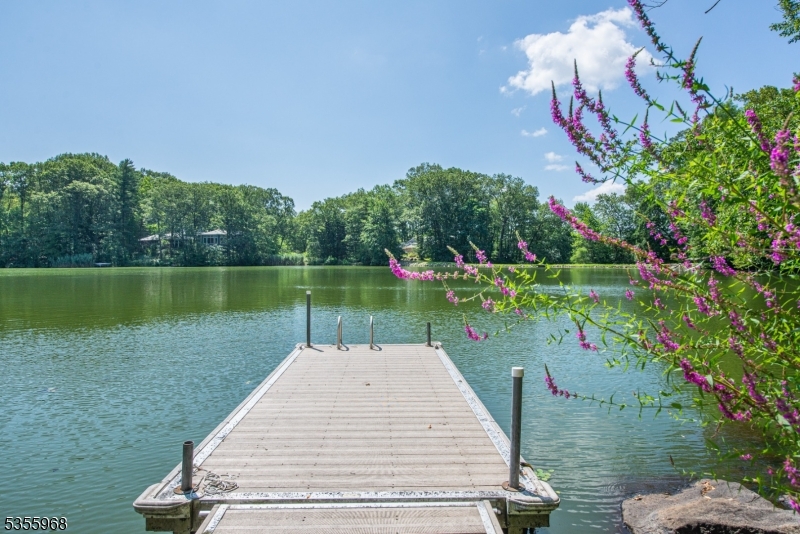 34 West Shore Road Mountain Lakes, NJ 07046 - Photo 44 of 50 a view of a lake with a yard and potted plants
