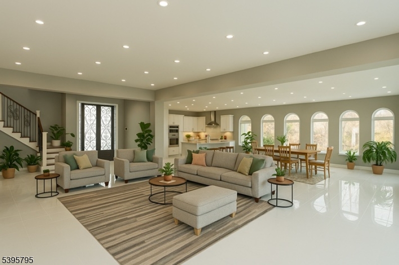 34 West Shore Road Mountain Lakes, NJ 07046 - Photo 7 of 50 a living room with furniture and a large window