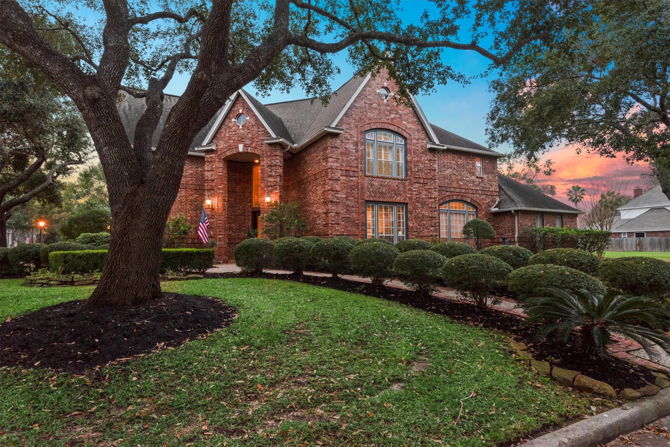 16403 Agusta Court Spring, TX 77379 - Photo 31 of 36 a front view of a house with a yard