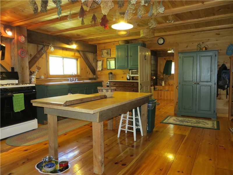 683 Sandy River Road Kents Hill, ME 04349 - Photo 7 of 35 Kitchen. Views of the massive barn...