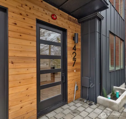 a view of front door