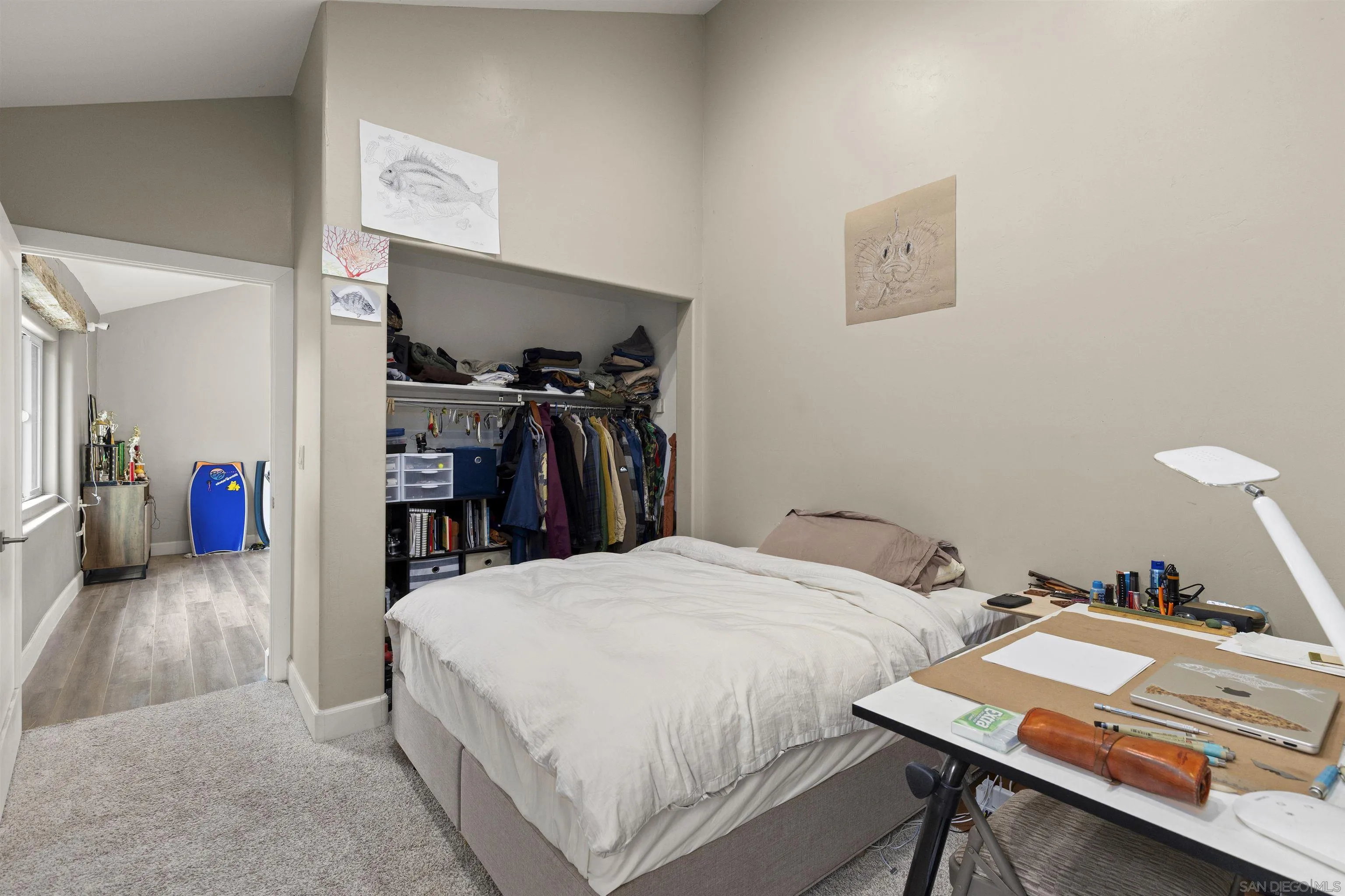 752 Bracero Road Encinitas, CA 92024 - Photo 28 of 46 a bed room with a bed and a desk