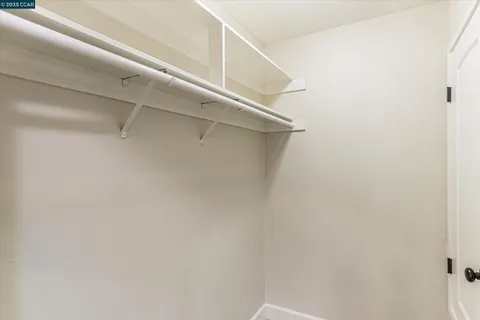 a close view of closet