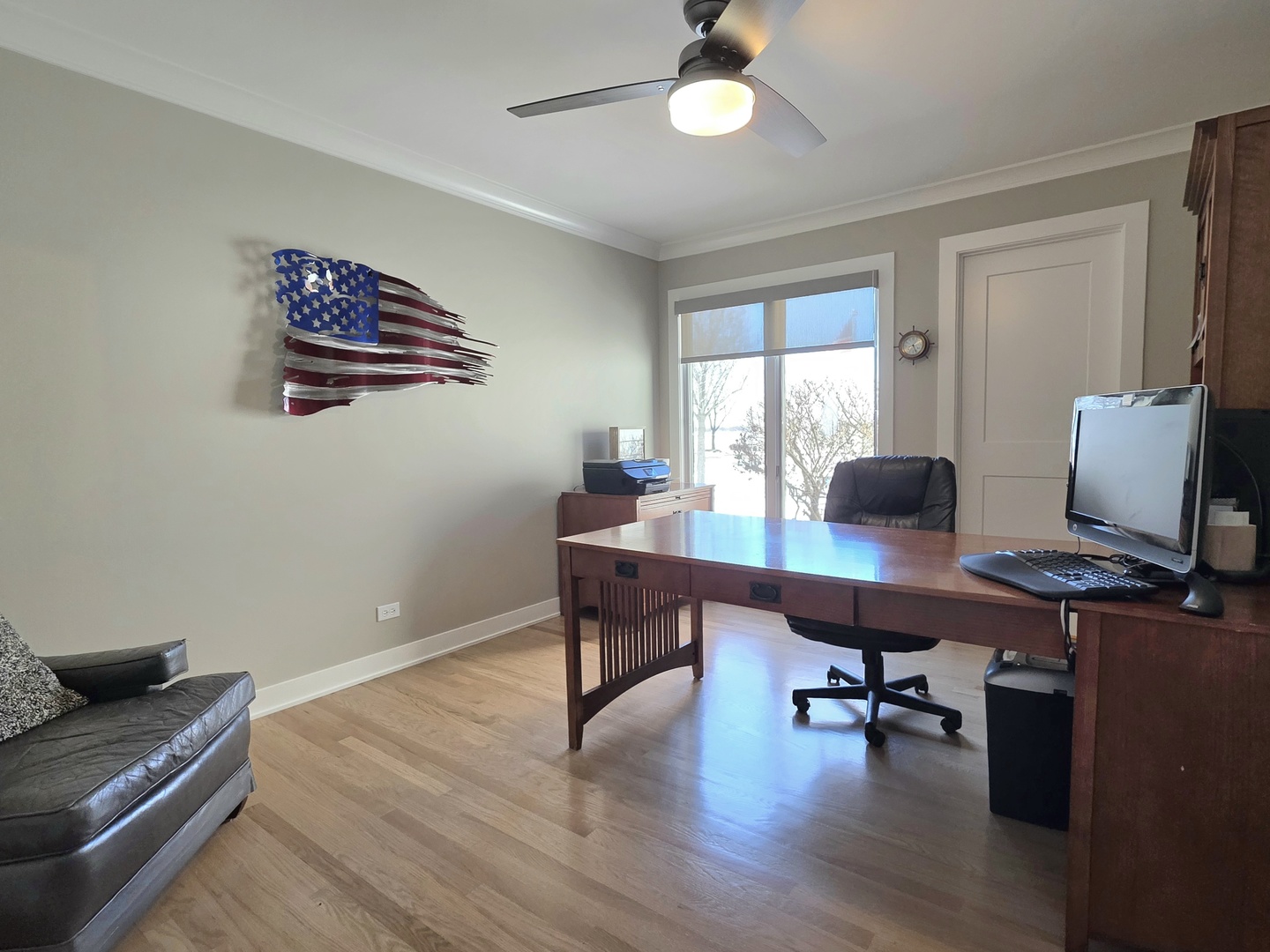 22545 South Spencer Road New Lenox, IL 60451 - Photo 18 of 47 a workspace with wooden floor