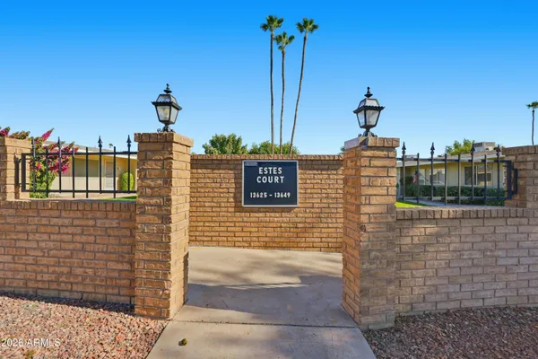 a view of a brick wall