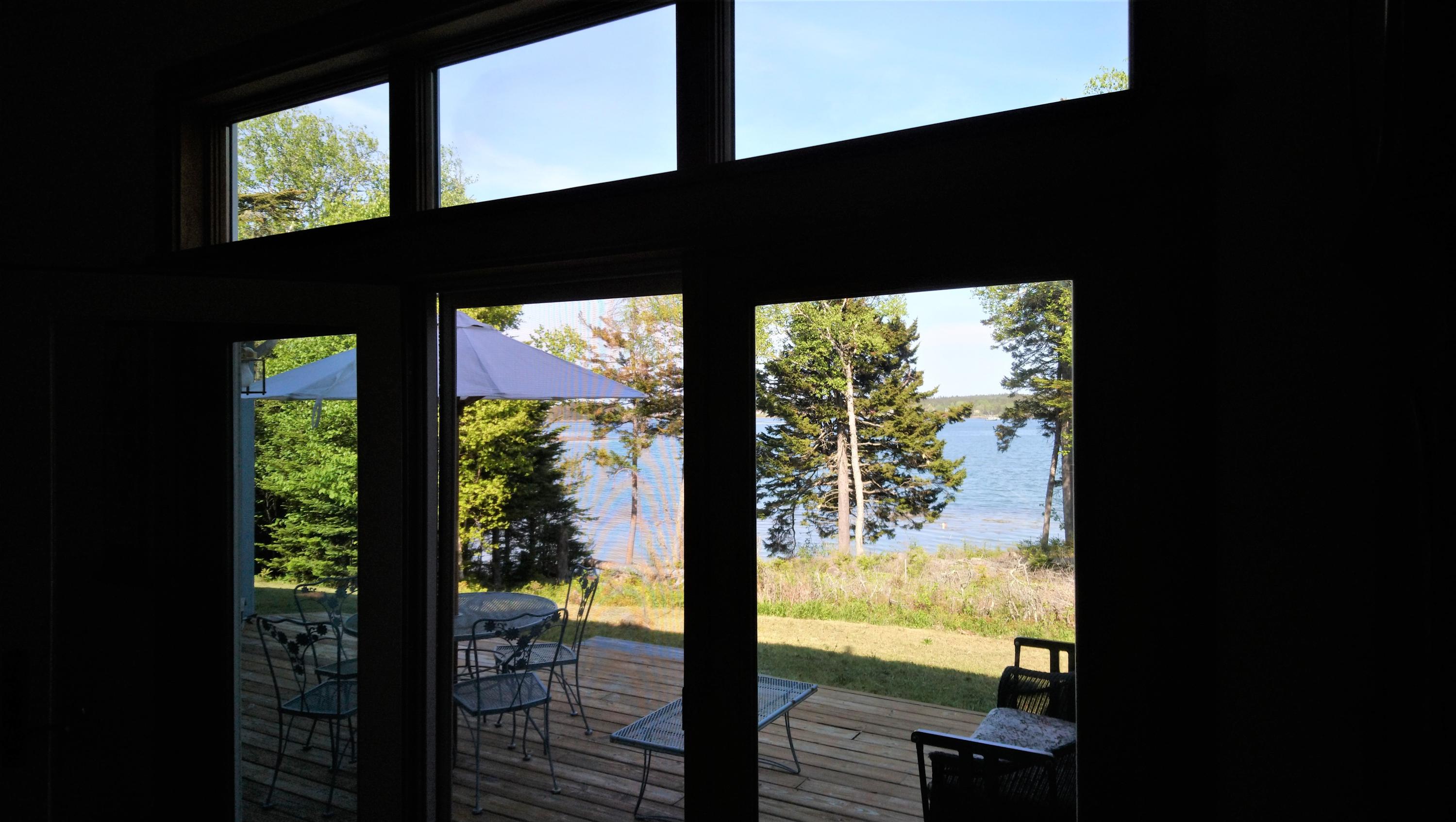 18 Dyers Point Road Addison, ME 04606 - Photo 11 of 50 view from inside living room