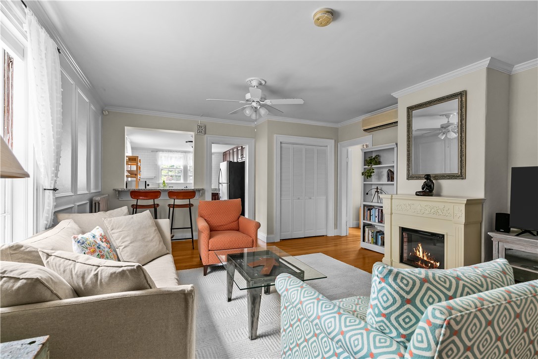 36 Kay Street, Unit 5 Newport, RI 02840 - Photo 5 of 26 Living Room with View to Kitchen
