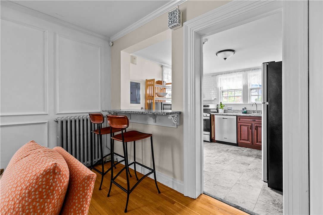 36 Kay Street, Unit 5 Newport, RI 02840 - Photo 8 of 26 View from Living Room to Kitchen