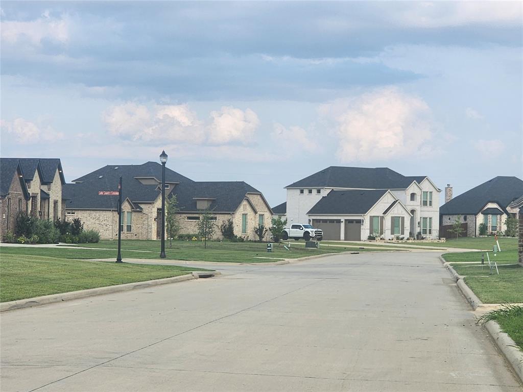 124 Chisolm Trail Pottsboro, TX 75076 - Photo 7 of 15 View of concrete street with curbs, a residential view, and street lights