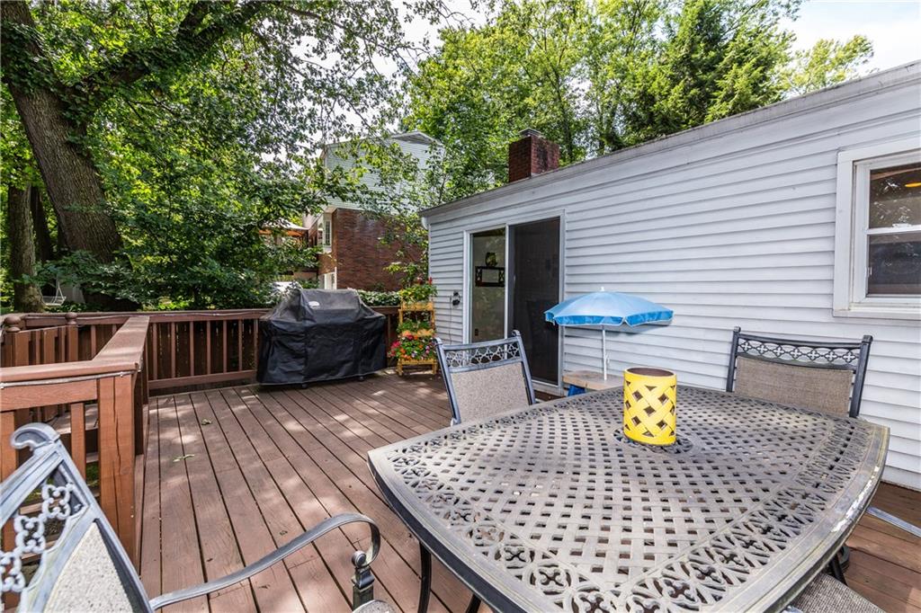 205 Wyngate Road Coraopolis, PA 15108 - Photo 24 of 25 Tree shaded deck.