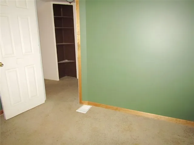 a view of an empty room