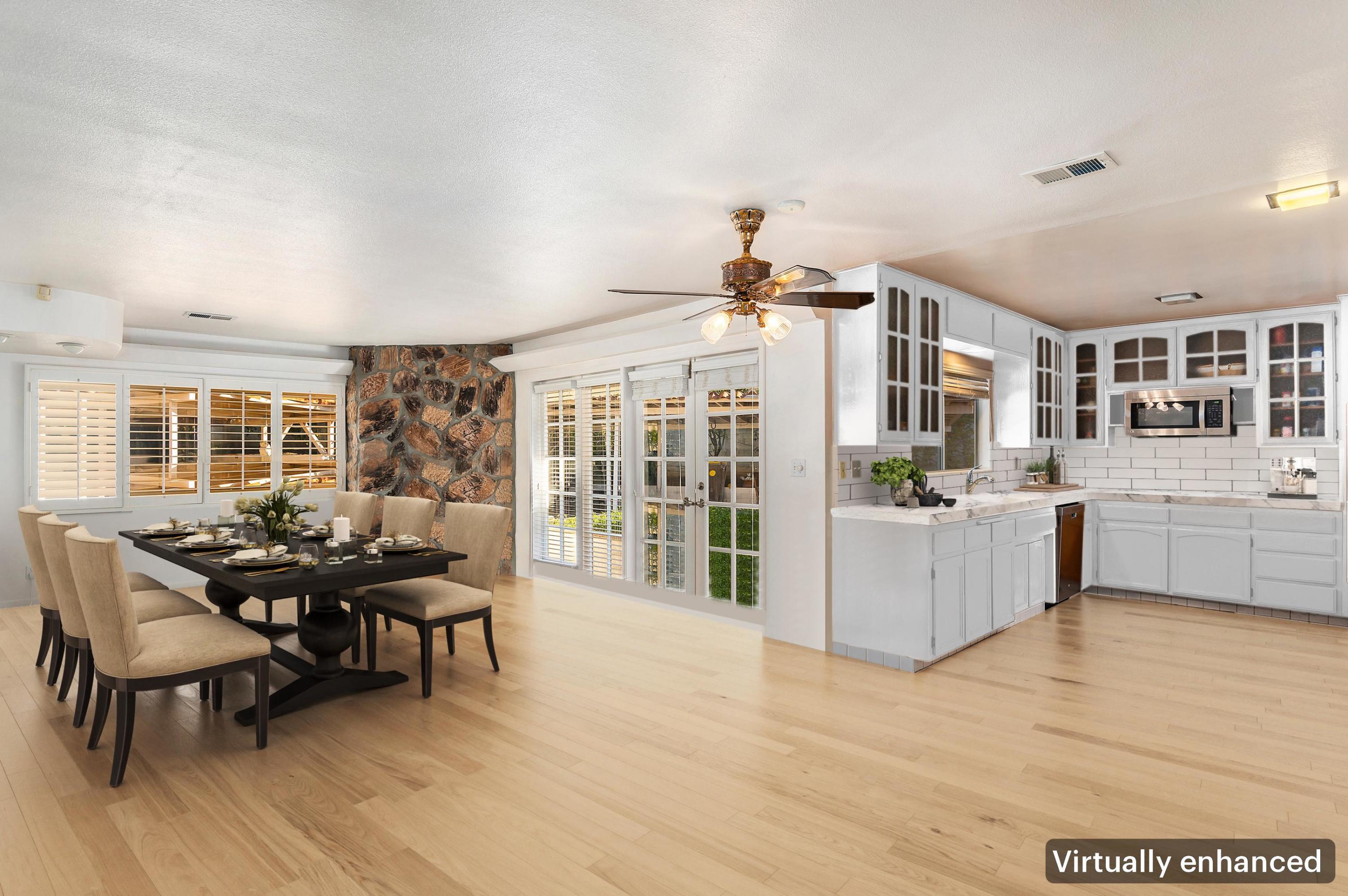 4620 Via Rubi Santa Barbara, CA 93105 - Photo 14 of 39 Enhanced kitchen & dining