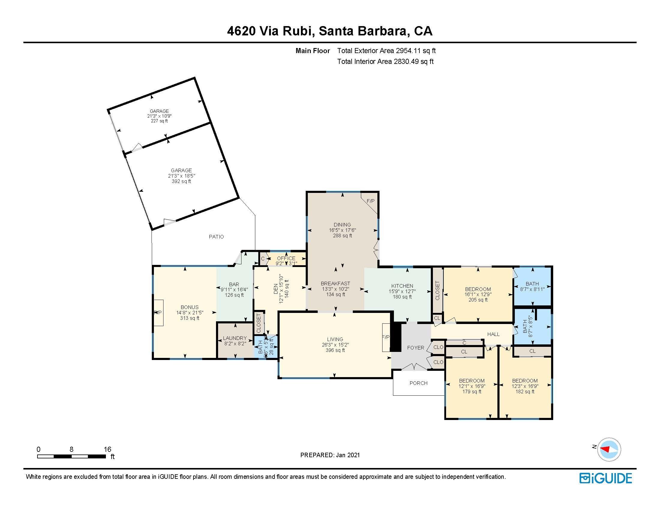4620 Via Rubi Santa Barbara, CA 93105 - Photo 5 of 39 Floor Plan