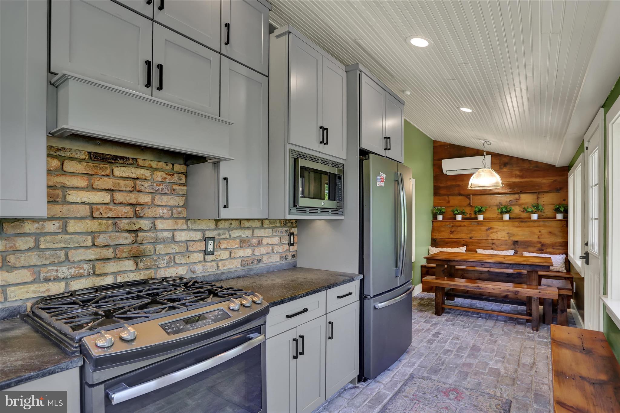 84 Cider Mill Road Mertztown, PA 19539 - Photo 8 of 50 Kitchen with Cobblestone Floor...