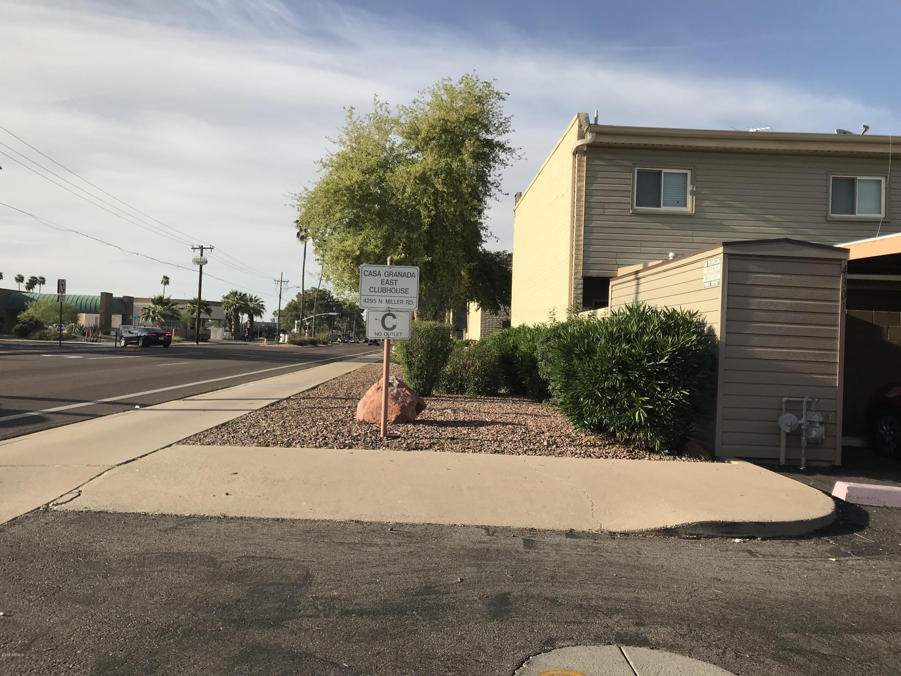 4213 North Miller Road Scottsdale, AZ 85251 - Photo 31 of 33 Entrance to the Community Parking Area