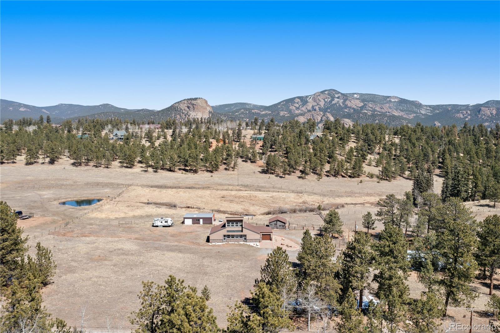 1819 Nova Road Pine, CO 80470 - Photo 3 of 41 a view of mountain with a city view