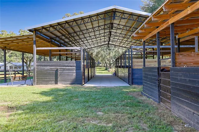 a view of a roof deck