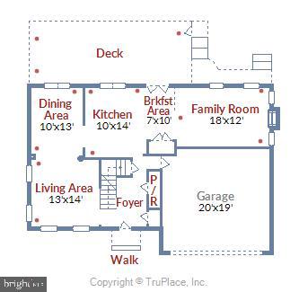 4800 White Marsh Road Baltimore, MD 21237 - Photo 37 of 39 Main Level Floor Plan