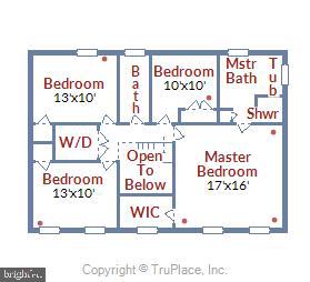4800 White Marsh Road Baltimore, MD 21237 - Photo 38 of 39 Upper Level Floor Plan
