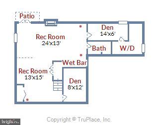 4800 White Marsh Road Baltimore, MD 21237 - Photo 39 of 39 Lower Level Floor Plan