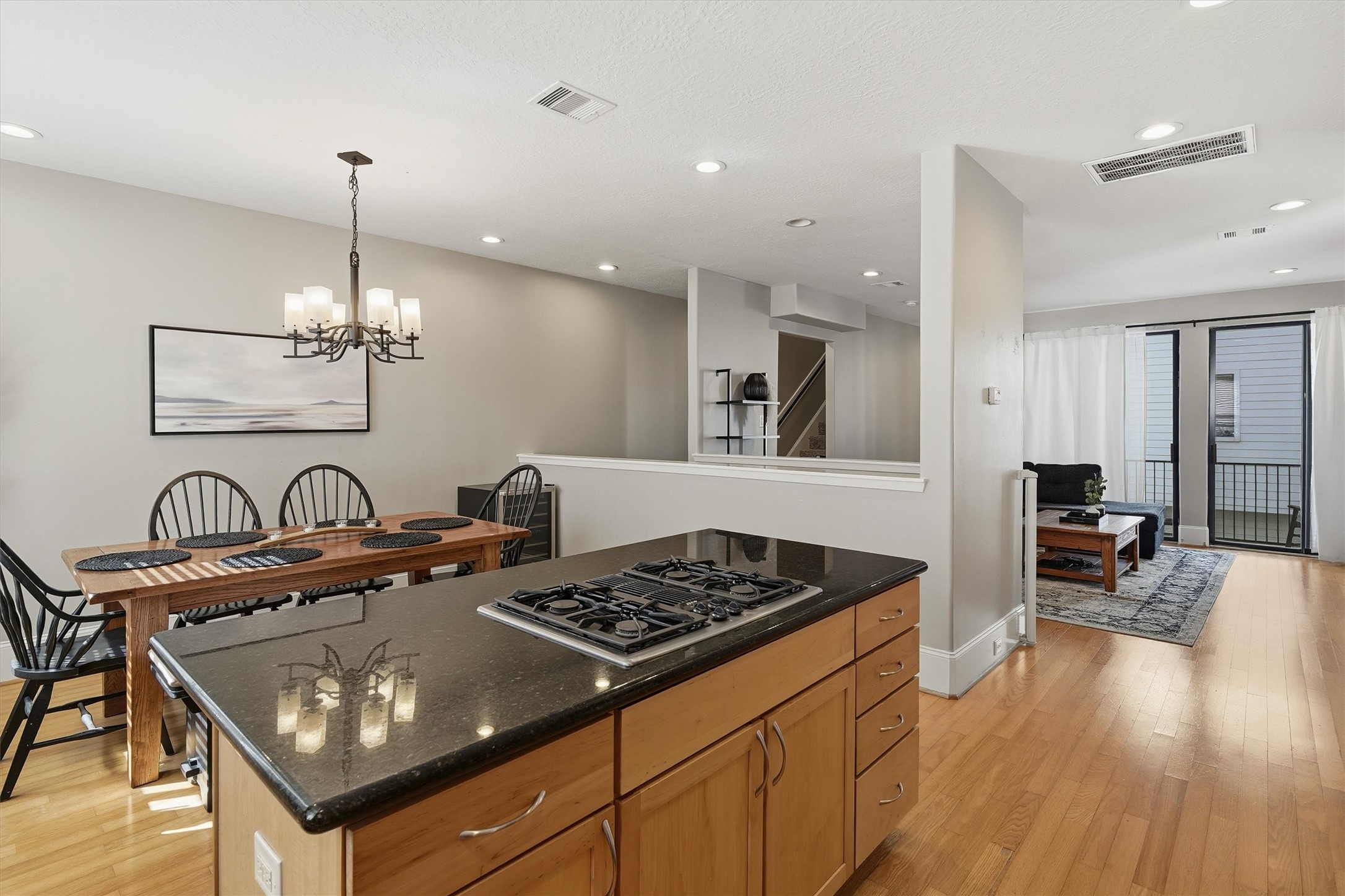 2529 Rusk Street Houston, TX 77003 - Photo 6 of 23 Open kitchen overlooking dining and living areas