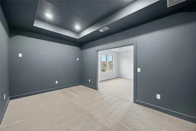 a view of an empty room