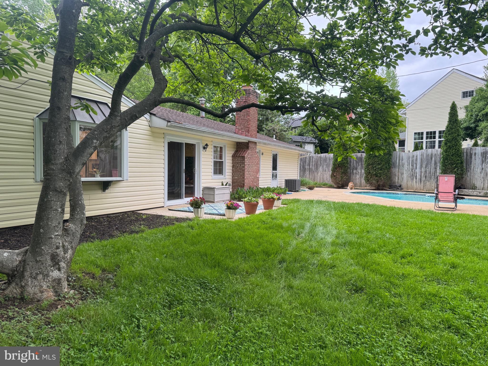 13030 Maple View Lane Fairfax, VA 22033 - Photo 25 of 30 a front view of house with yard and green space