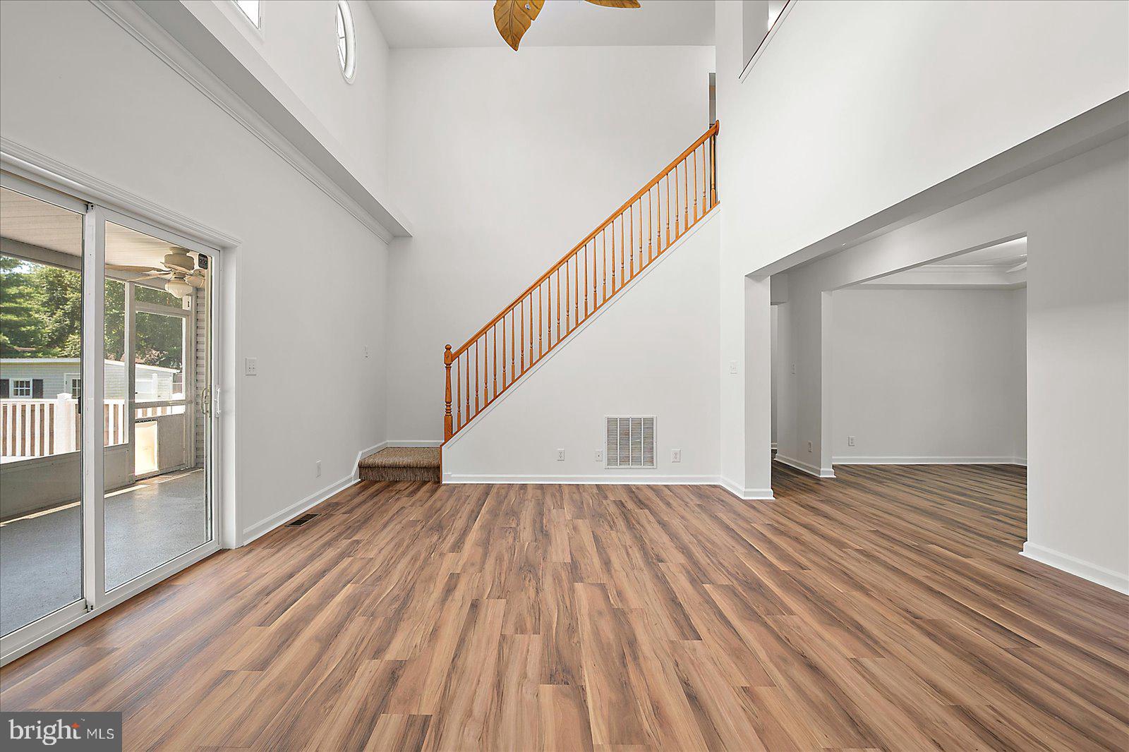 12212 Brant Road Bishopville, MD 21813 - Photo 17 of 69 a view of empty room with wooden floor