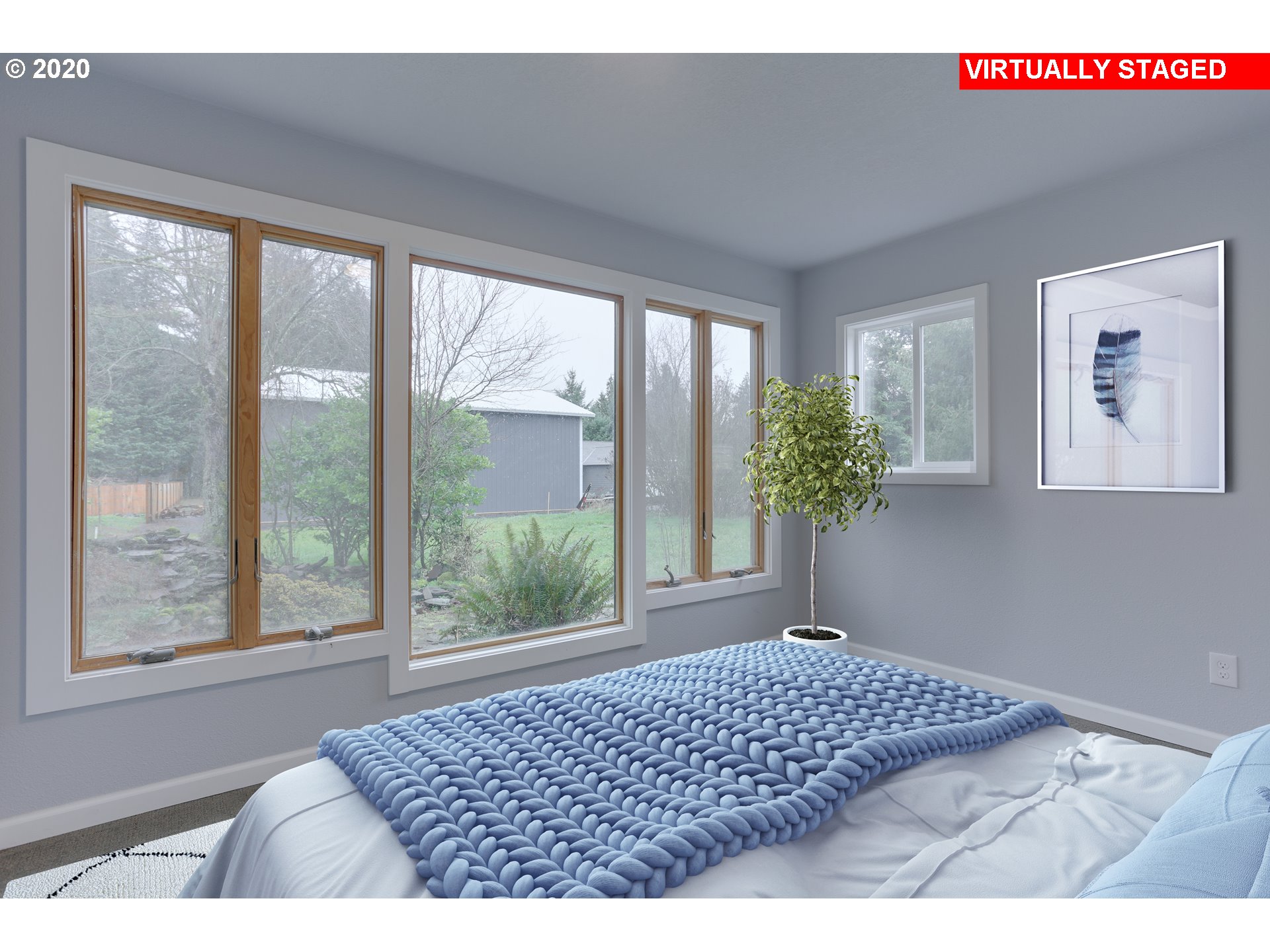 20379 South Ferguson Road Oregon City, OR 97045 - Photo 10 of 32 a bedroom with a bed and window
