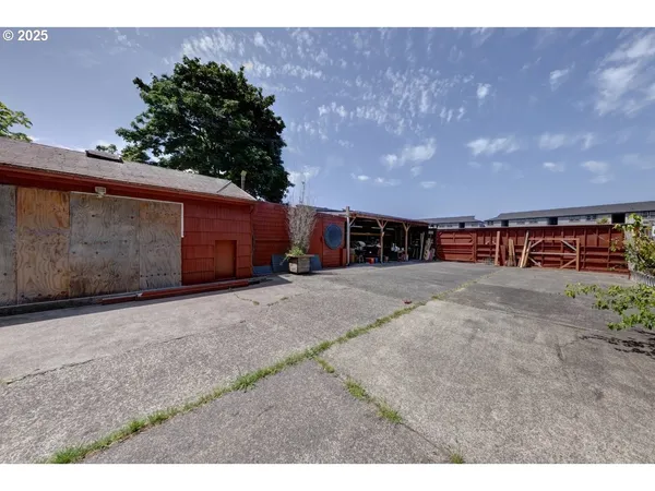 a view of a room with furniture