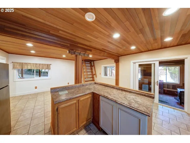 a view of a electric appliances in a kitchen