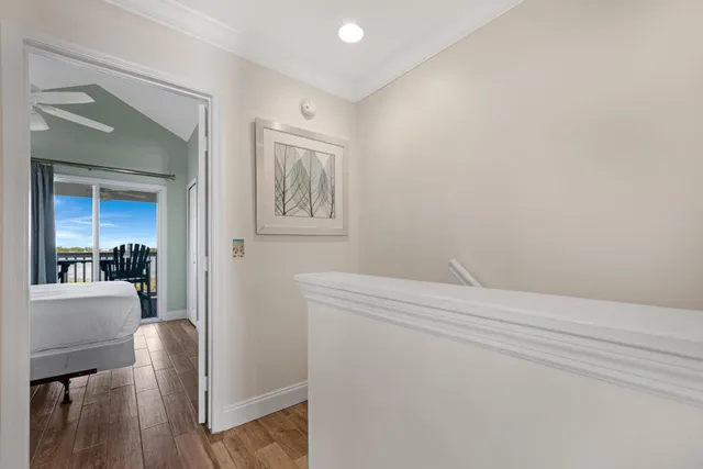 a view of lake and city