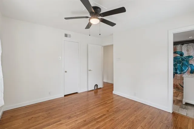 wooden floor in an empty room