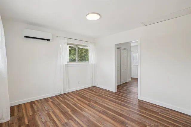 wooden floor in an empty room