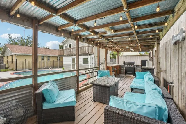 a view of living room with patio