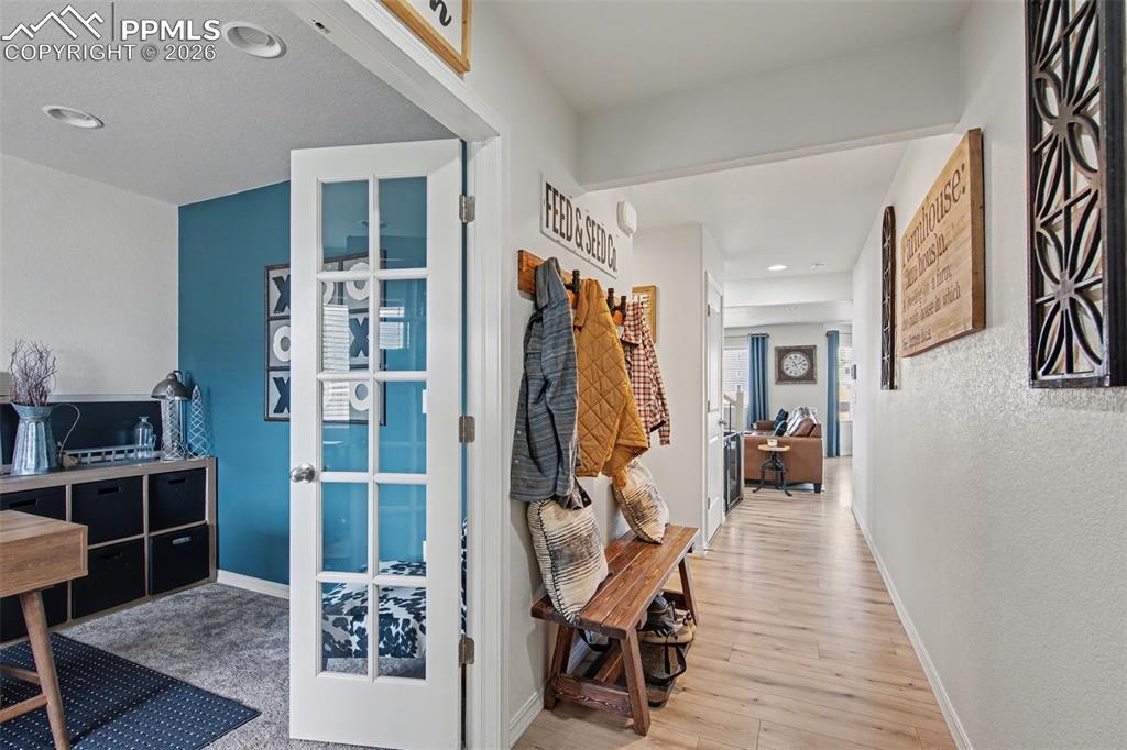 7811 Berwyn Loop Peyton, CO 80831 - Photo 3 of 38 a view of a room with gym equipment