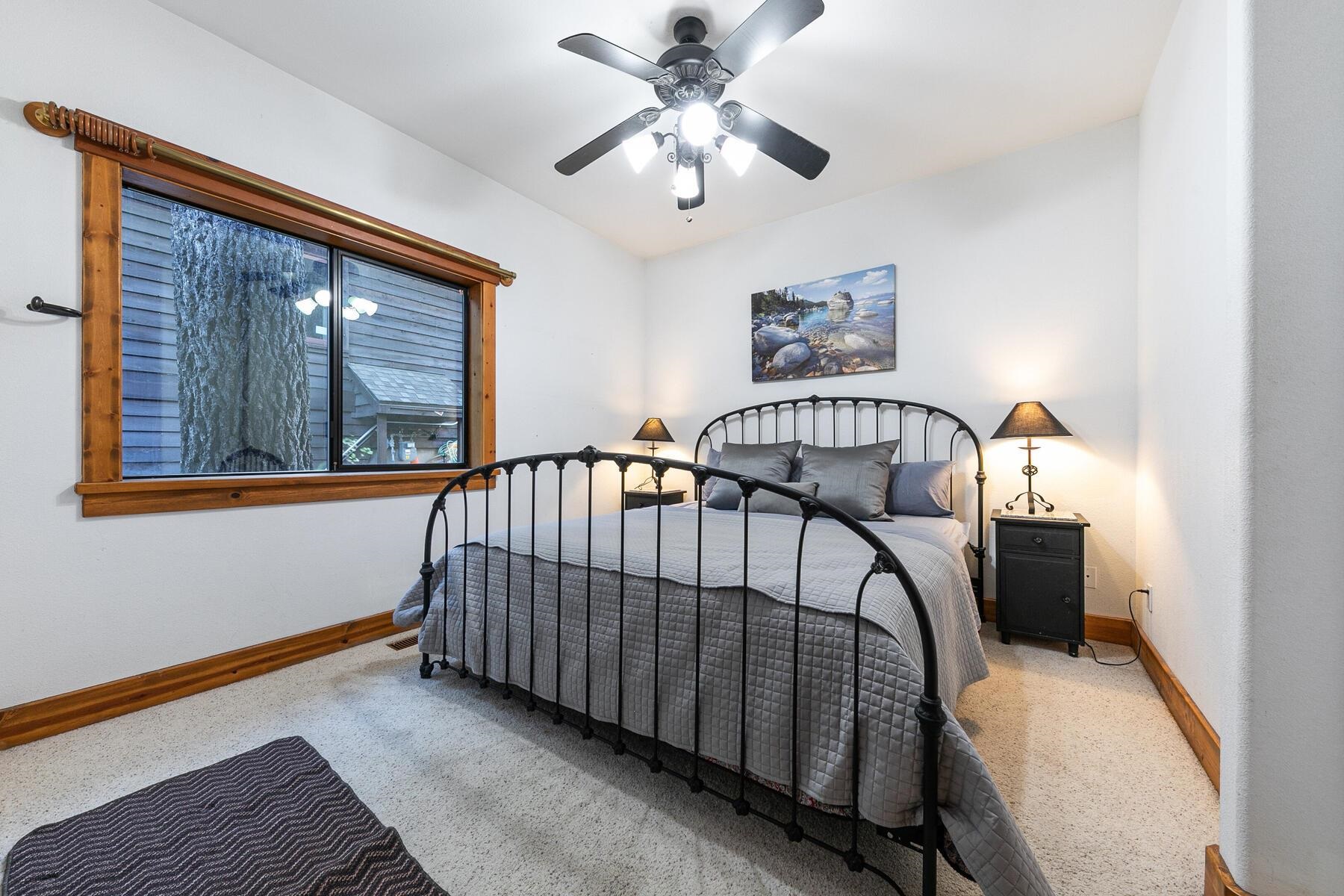 14580 Donner Pass Road Truckee, CA 96161 - Photo 21 of 27 a view of entryway with a window and a ceiling fan