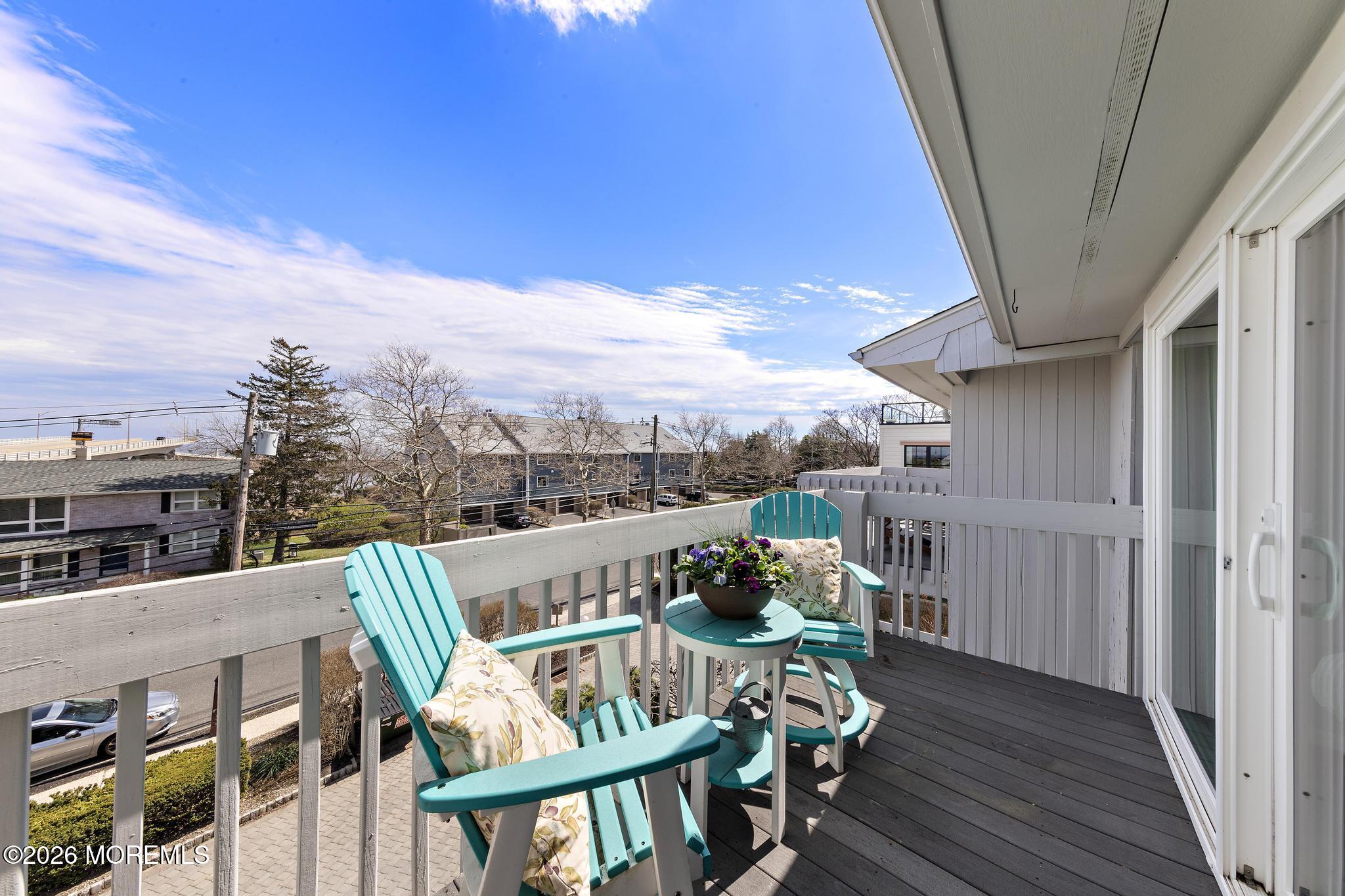 1 Portland Road, Unit 7 Highlands, NJ 07732 - Photo 30 of 47 Primary Bedroom Balcony