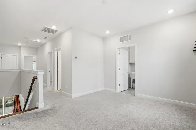 a view of an empty room