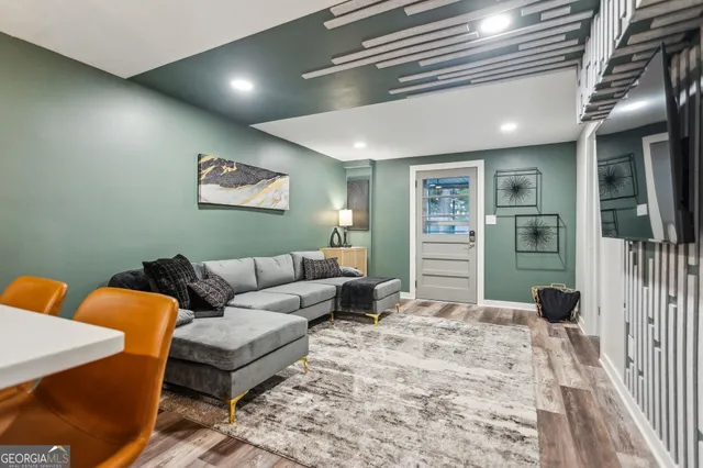 a kitchen with a sink cabinets and appliances