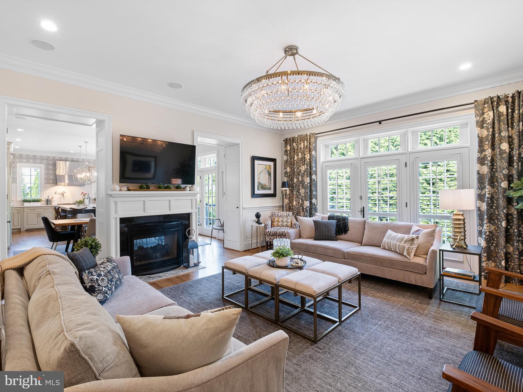 2 A Courtney Road Wilmington, DE 19807 - Photo 12 of 52 a living room with furniture a fireplace and a flat screen tv