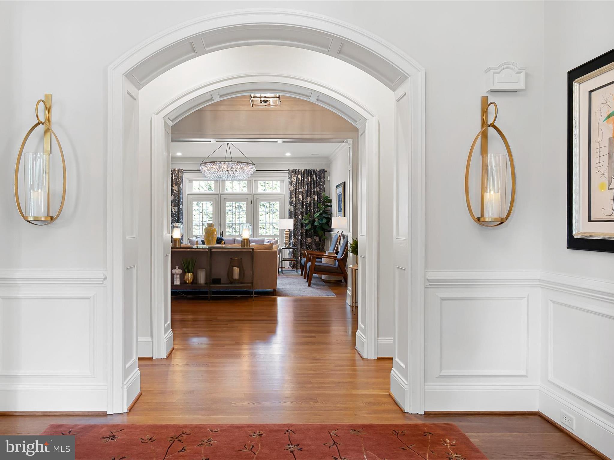 2 A Courtney Road Wilmington, DE 19807 - Photo 6 of 52 a view of a hallway with entryway wooden floor and front door