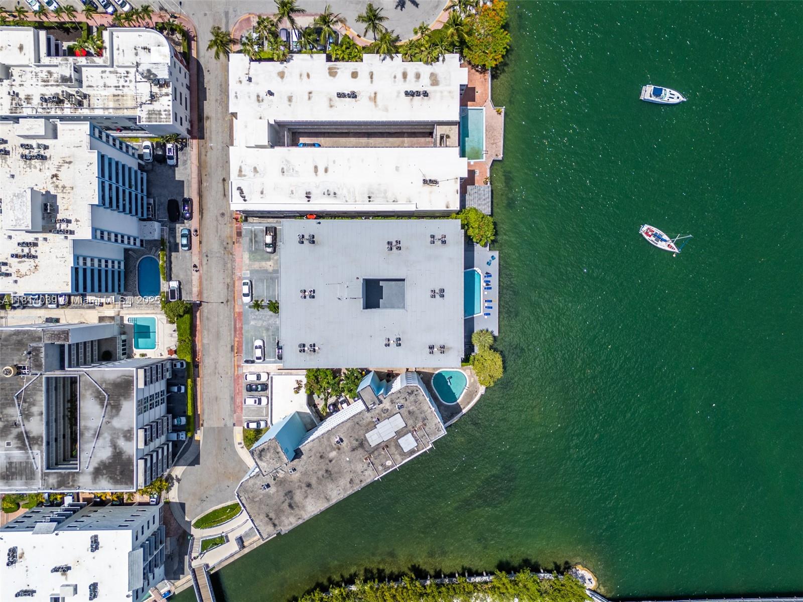 1670 Lincoln Court, Unit 2B Miami Beach, FL 33139 - Photo 21 of 24 a aerial view of a house with yard