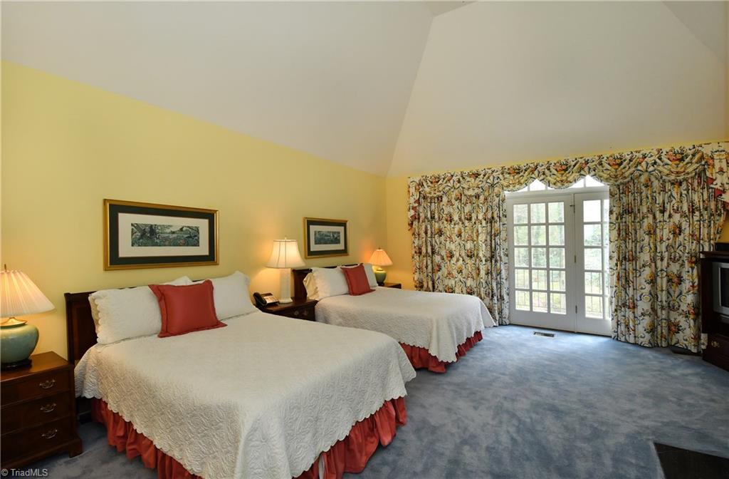1930 Virginia Road Winston-Salem, NC 27104 - Photo 11 of 30 Spacious master bedroom has French doors leading to deck
