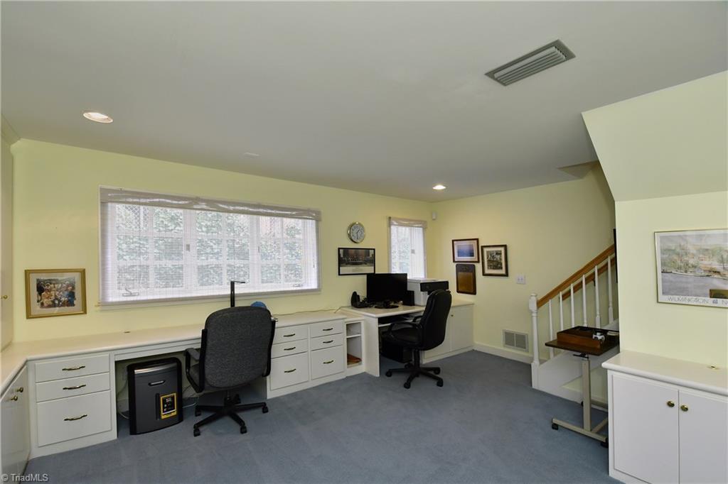 1930 Virginia Road Winston-Salem, NC 27104 - Photo 21 of 30 Office has back staircase to master suite