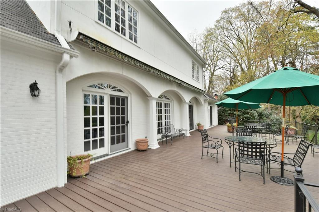 1930 Virginia Road Winston-Salem, NC 27104 - Photo 25 of 30 Multiple sets of French doors open to deck