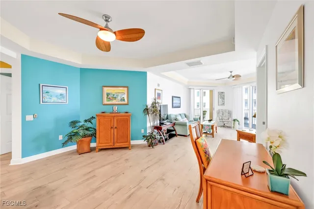 an outdoor space with patio furniture