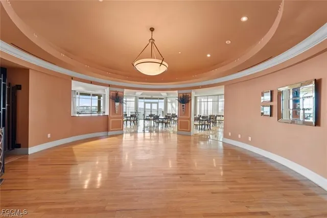 a view of a dining room with furniture window and chairs
