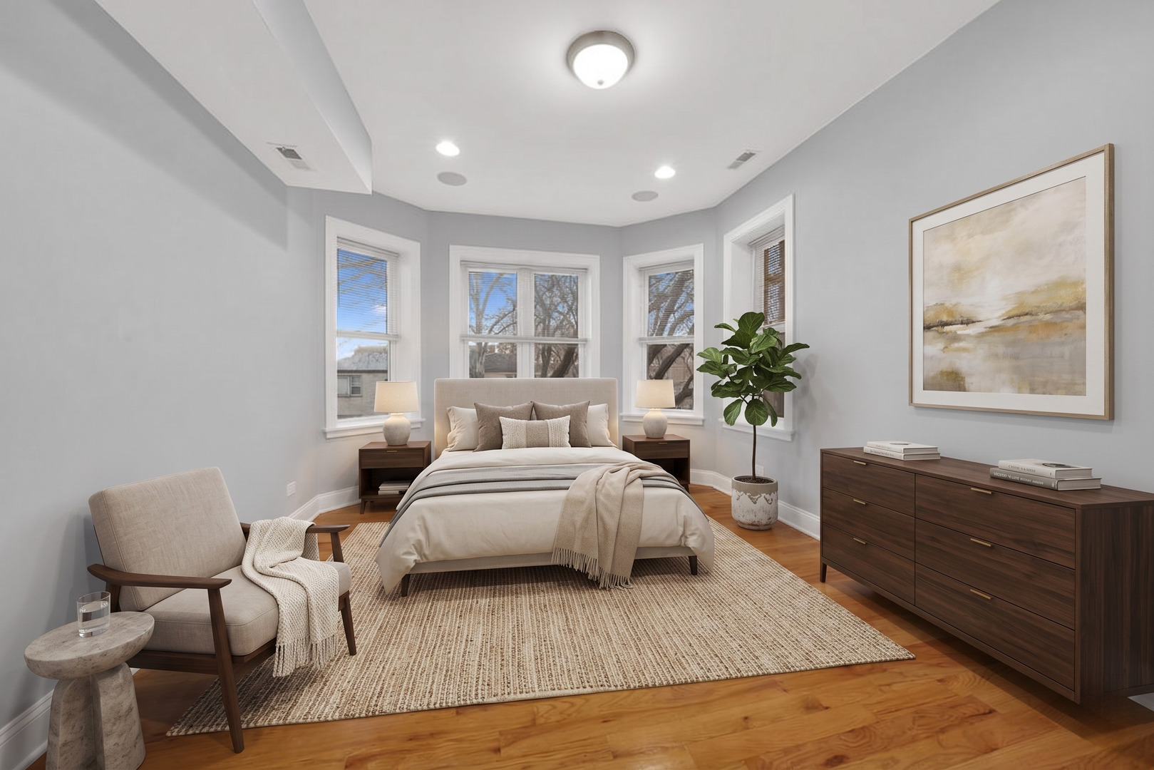 2256 West Arthur Avenue, Unit 2 Chicago, IL 60645 - Photo 11 of 22 a living room with furniture and a large window