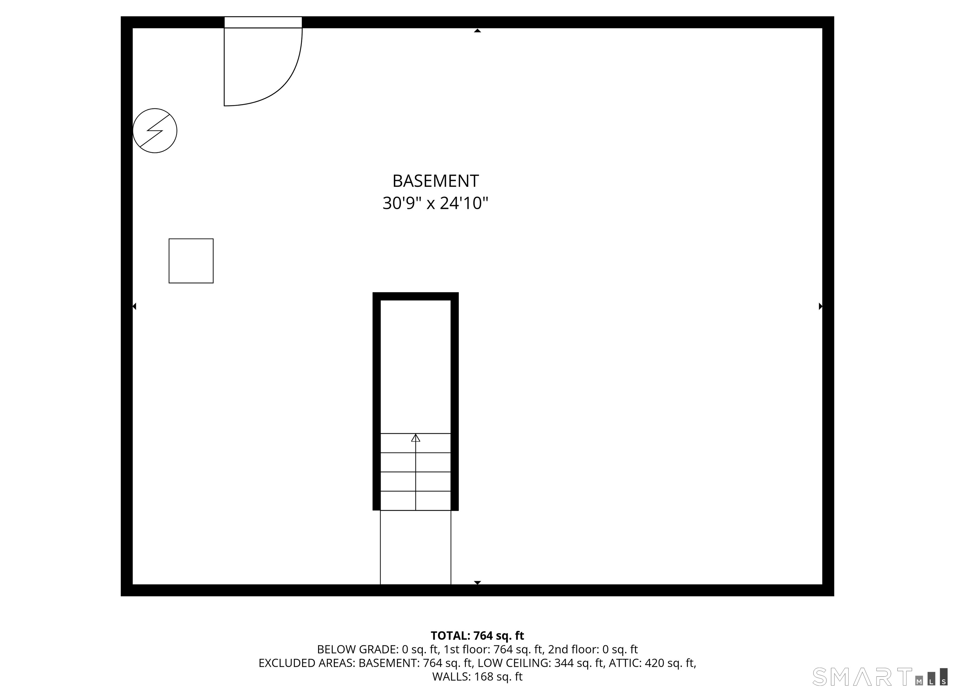 454 Maple Avenue Bristol, CT 06010 - Photo 27 of 27 a black and white photo of a floor